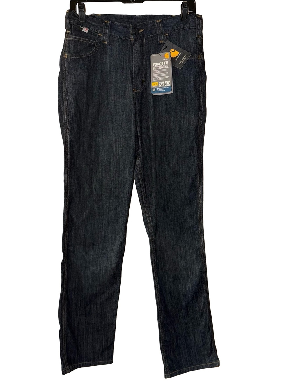 Carhartt 104790 Flame-Resistant Force Rugged Denim Jeans Relaxed Fit 30 x 34 NWT